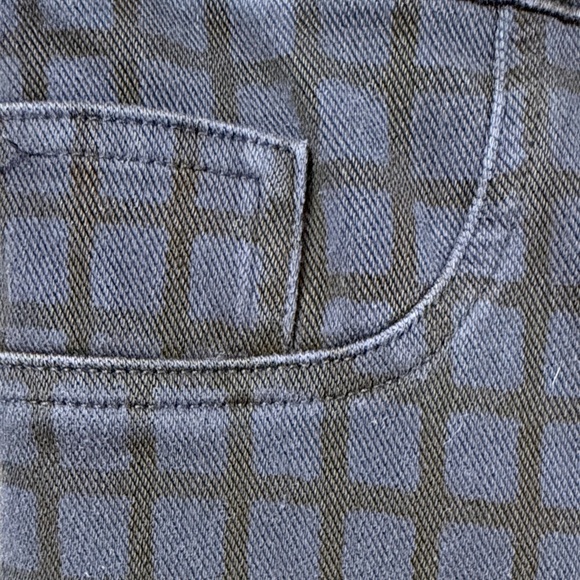 SPANX Dark Blue Windowpane Leggings - Picture 4 of 7